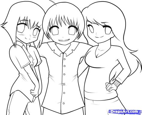 Easy Anime Characters To Draw Step By Step How To Draw Anime
