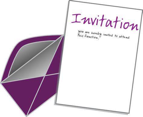 Invite Card Clip Art At Vector Clip Art Online