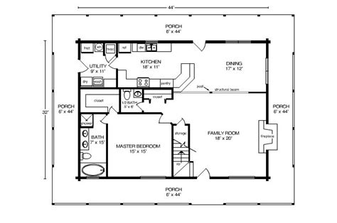 Savannah Home Plan By Satterwhite Log Homes