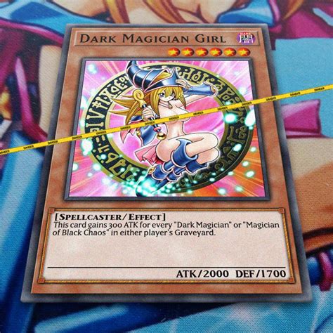 Dark Magician Girl 2 Orica Fanmade Yugioh Card Common Etsy