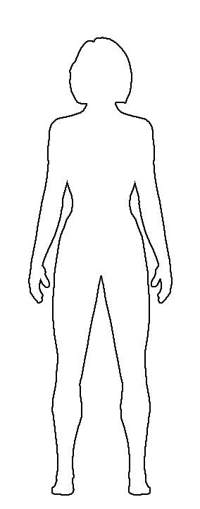 Free Clipart Girl Body Drawing Outline 20 Free Cliparts Download