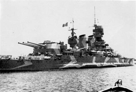 Vittorio Veneto Taranto 1941 After Operation Gaudo Battleship Warship Naval
