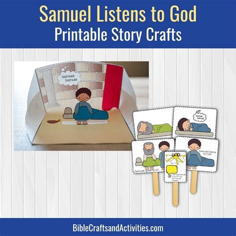 Samuel Listens To God Storytelling Crafts Bible Crafts Shop