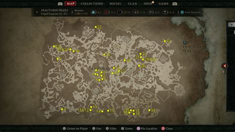 All Fractured Peaks Side Quests Locations Diablo 4 Guide