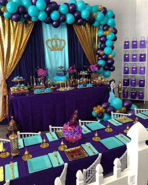 Anniversaire Aladin Aladdin Birthday Party Aladdin Party Princess