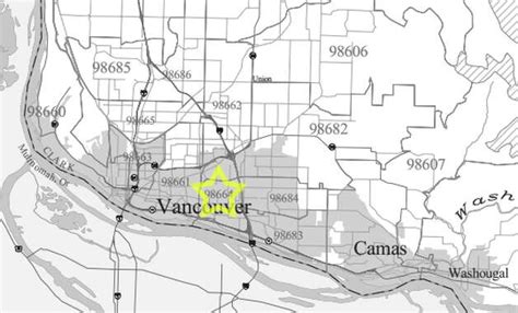 34 Vancouver Wa Zip Code Map Maps Database Source