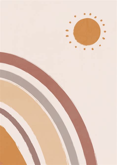 Aesthetic Boho Rainbow Wallpaper