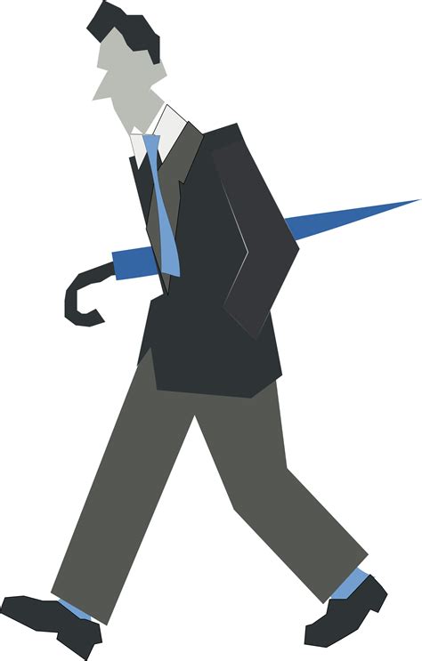 Download Man Walking Vector Png