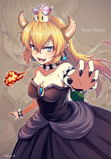 Bowsette Dibujos Personajes Artistas