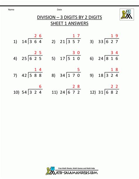 676 Division Worksheets For You To Print Right Now Free Printable