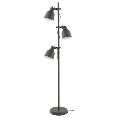 Hektar Staande Lamp Met 3 Spots Donkergrijs Ikea
