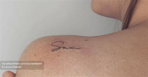Sam Name Tattoo