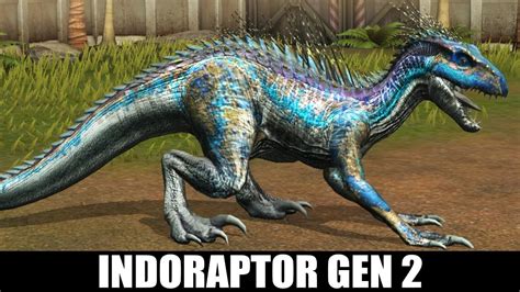 Indoraptor Gen 2 Max Level 40 Jurassic World The Game Youtube