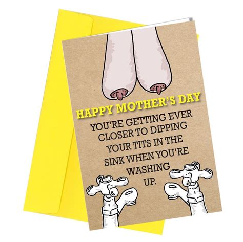 244 Greetings Card Comedy Rude Funny Humour Mothers Day Card Mum Mothers Day Cards