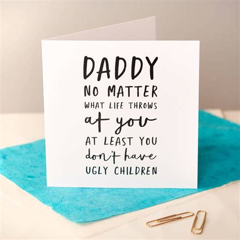 Funny Black Foiled Father S Day Card Funny Fathers Day Quotes Funny Fathers Day Card Happy