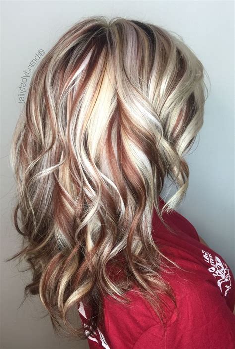 Hairstyles With Blonde And Red Highlights Hairstyles C