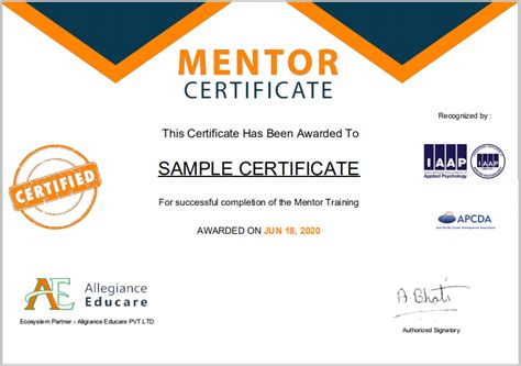 Become A Certified Mentor Online Mentorship Programme Allegiance