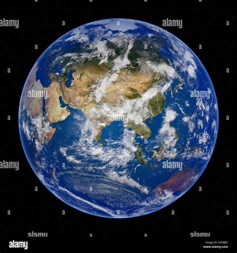 Earth View From Space Asia And China Stock Photo 54757232 Alamy