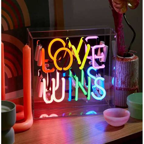 Valentines Ts Love Wins Neon Light Sign