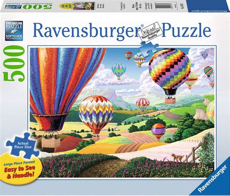 Ravensburger Brilliant Balloons Large Format Jigsaw Puzzle 500 Piece