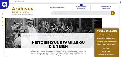 Les cartes interactives des Archives de Maine et Loire La Revue française de Généalogie