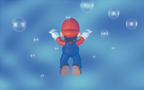 Filemario Swimming Artwork Alt 3 Super Mario 64png Super Mario