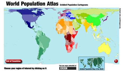 Maps Of Worldcountry Population Areas Interesting Map World Map