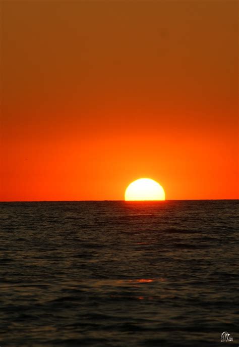 sunset sea red horizon freetoedit nofilter...