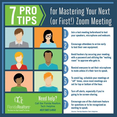 7 Pro Tips For Zoom Meetings Florida Realtors Social Marketing