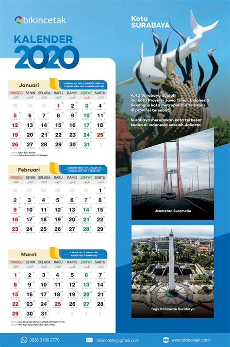 Template Kalender Dinding 2020 Cdr Contoh Gambar Template Riset