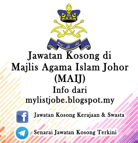 Bangunan sultan idris shah (5,603.69 mi) shah alam, selangor, malaysia, 40000. Jawatan Kosong di Majlis Agama Islam Johor (MAIJ) - 21 ...