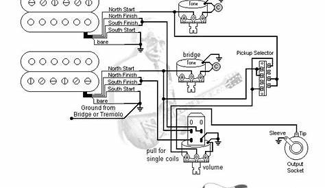 guitar wiring diagram 2 pickup