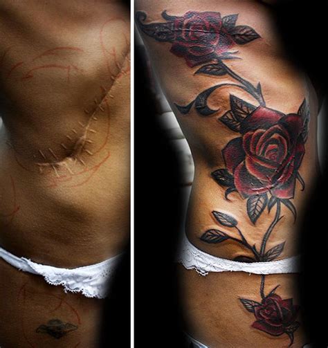 55 Incredible Scar Tattoo Cover Ups Inspirationfeed