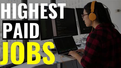Top 10 Highest Paid Jobs In The World Youtube
