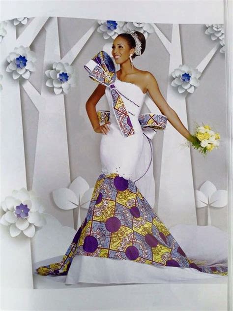Wedding African Print Dress Styles White Kitenge Dresses African Dress Aso Ebi Bridesmaid