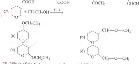 Organic Chemistry What Is The Major Product Of The Reaction Given