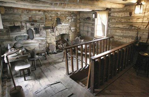 Interior Of An Old Pioneer Cabin Country Life Pinterest Log Cabin