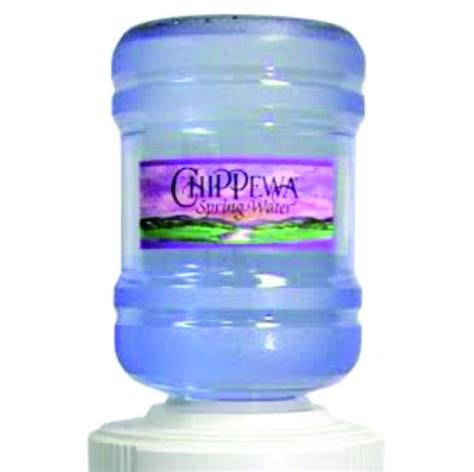 Chippewa Spring Water 5 Gal Crystal Clear Bottled Water