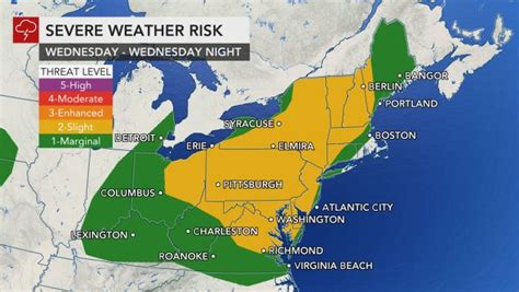 Most Widespread Severe Weather Predicted In Northeast Since Last Summer