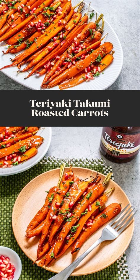 Teriyaki Takumi Glazed Carrots Kikkoman Home Cooks Recipe Glazed