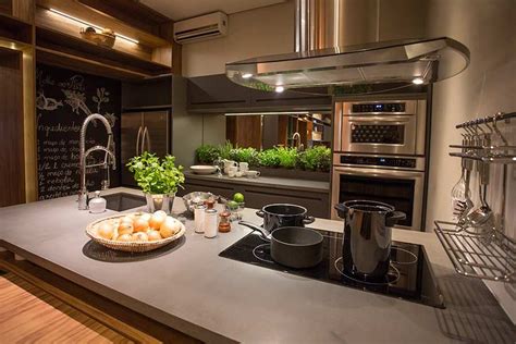 Cozinha De Luxo Com Coifa Kitchen Desing Interior Design Kitchen