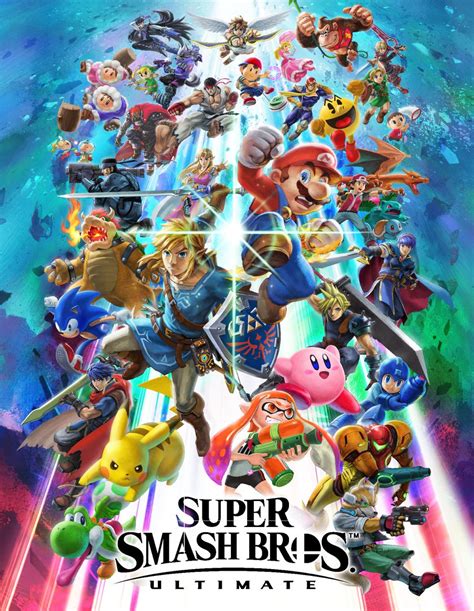 Robert on Twitter: "Super Smash Bros. Ultimate banner artwork. 1/2 #