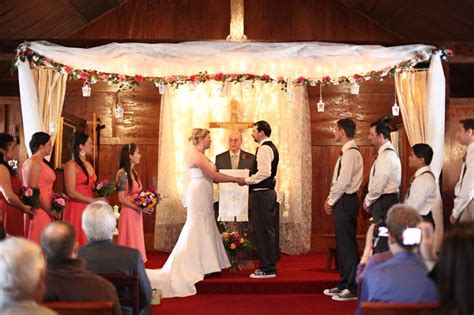 Sweet Ceremony Decor For A Small Church Wedding Cordova