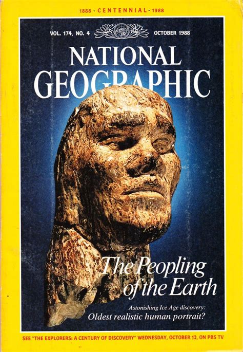 Vintage National Geographic Magazine October 1988 Vol 174 No Etsy