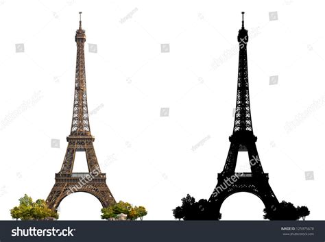 20953 Eiffel Tower White Background Images Stock Photos And Vectors