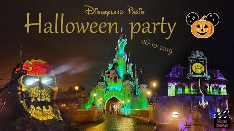 Overview Halloween Party Disneyland Paris 26 10 2019 Youtube