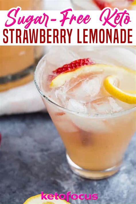 Sugar Free Keto Strawberry Lemonade Recipe Ketofocus Video Recipe