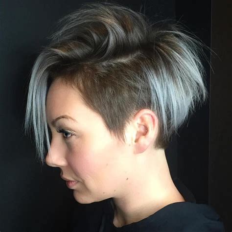 This rockstar hairstyle only gets better with some loud color! 20 Inspiring Pixie Undercut Hairstyles | Undercut ...