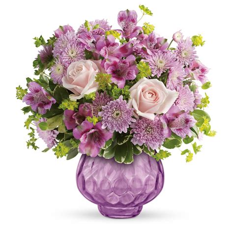 Telefloras Lavender Chiffon Bouquet In Enid Ok Uptown Florist And T