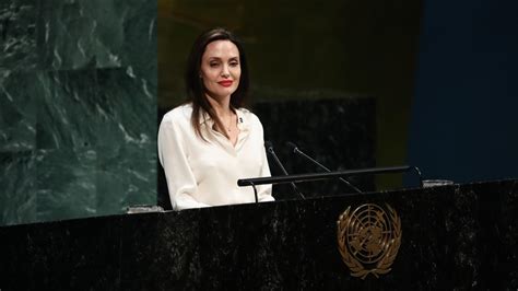 Angelina Jolie Visits Refugees In War Torn Yemen